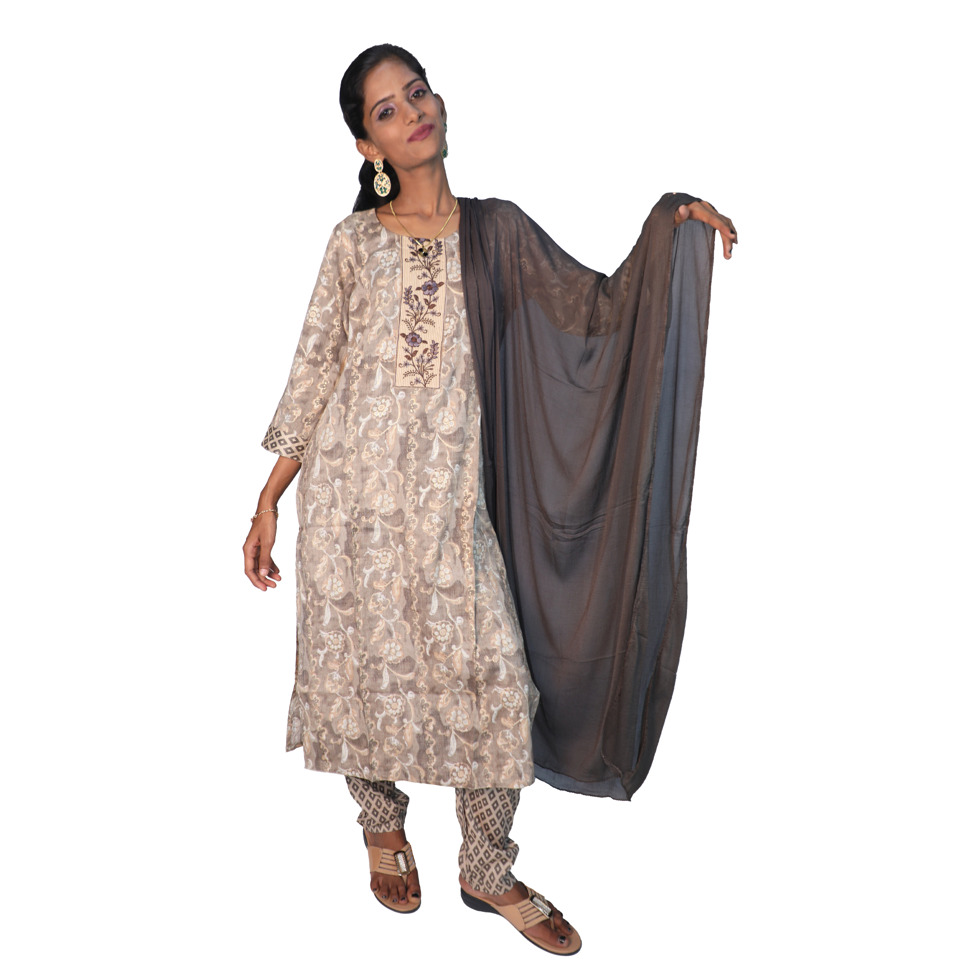 Kurti Set with Dupata & Bottomwear - Image 2