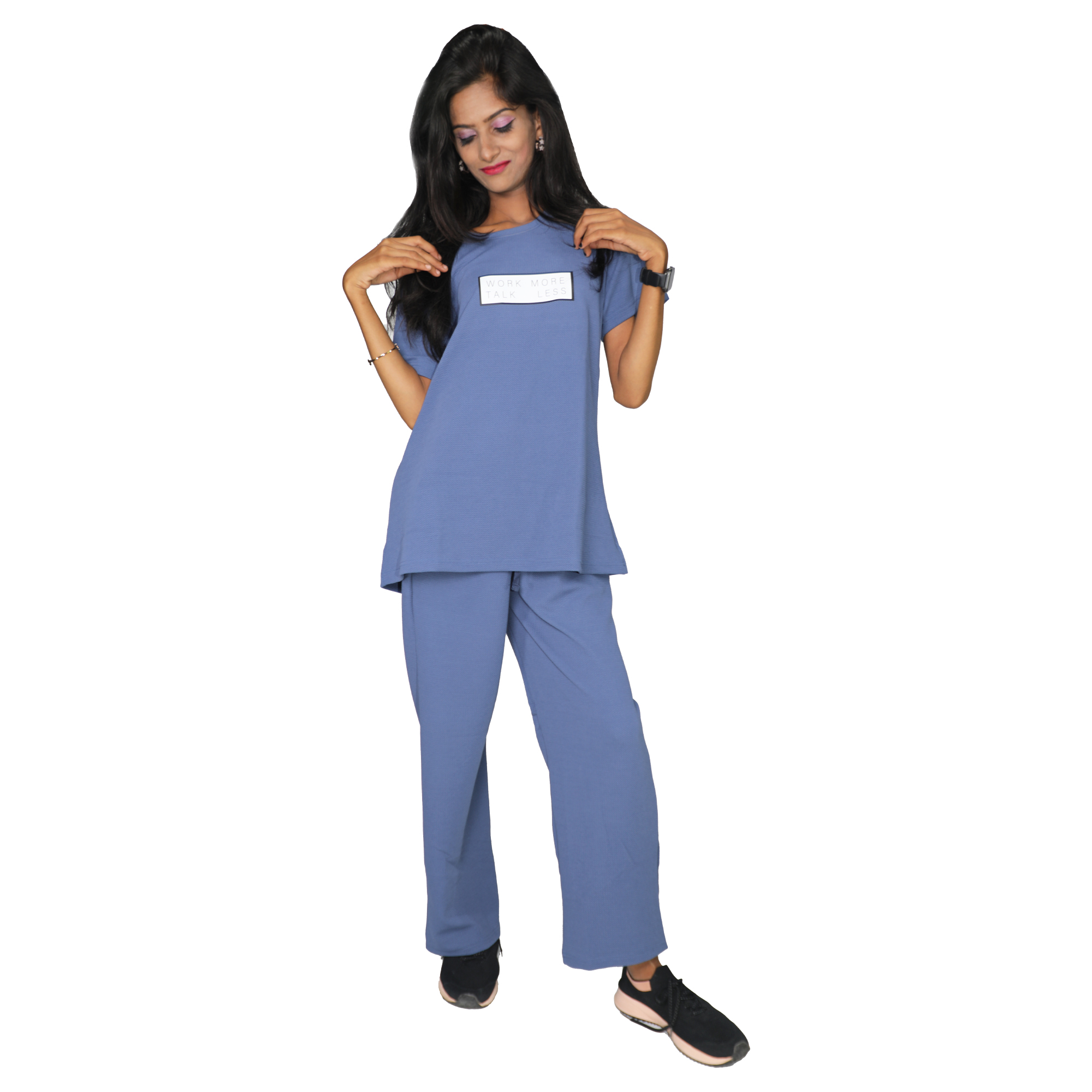 WOMENS T-shirt Pant Co-ords Set - Image 6