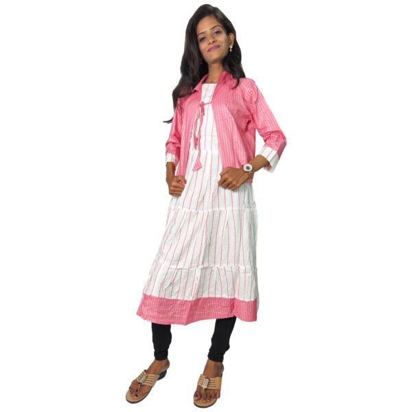 White Striped Kurti