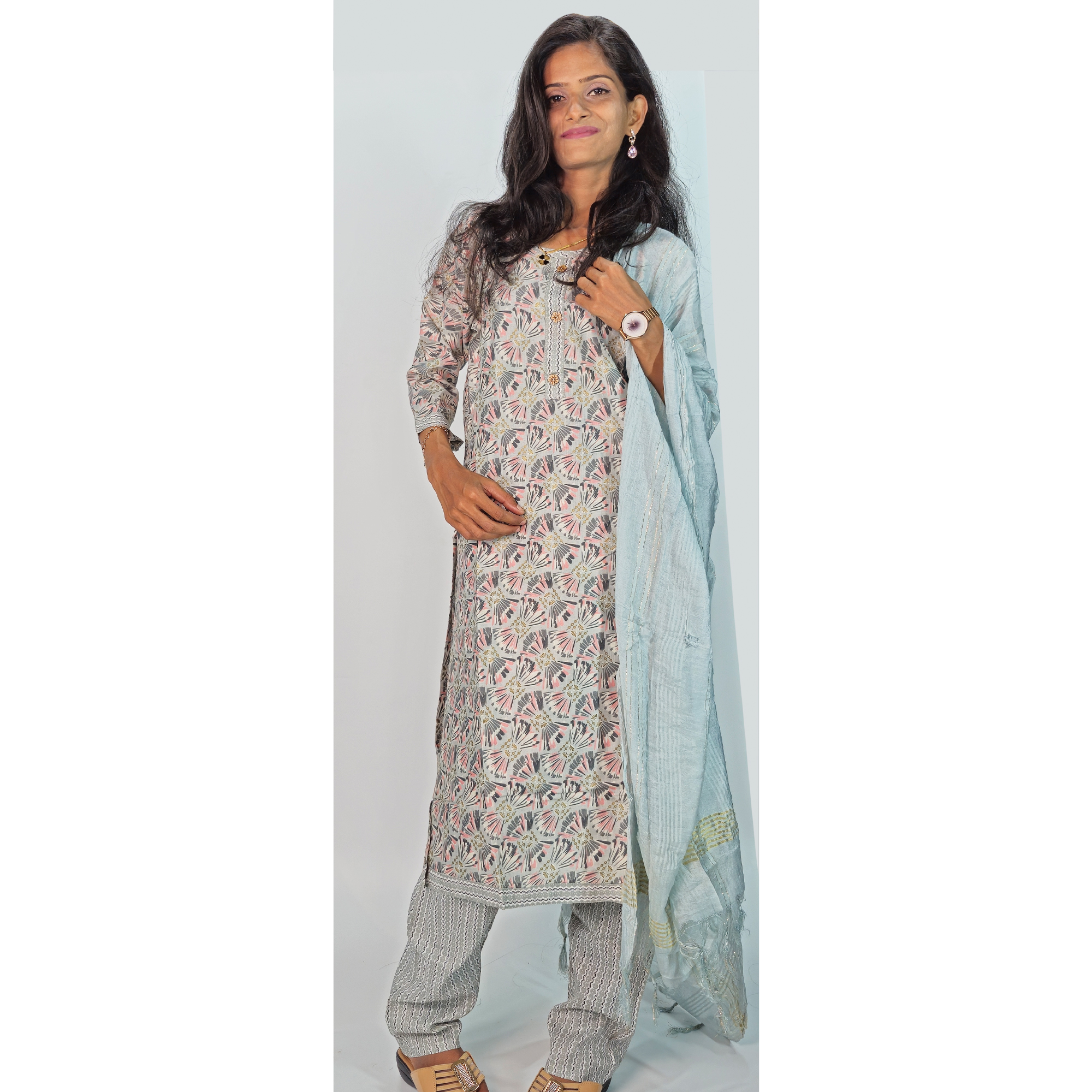 Kurta Set with Dupatta - Image 2
