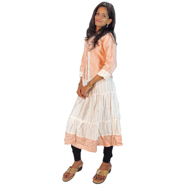 White Striped Kurti