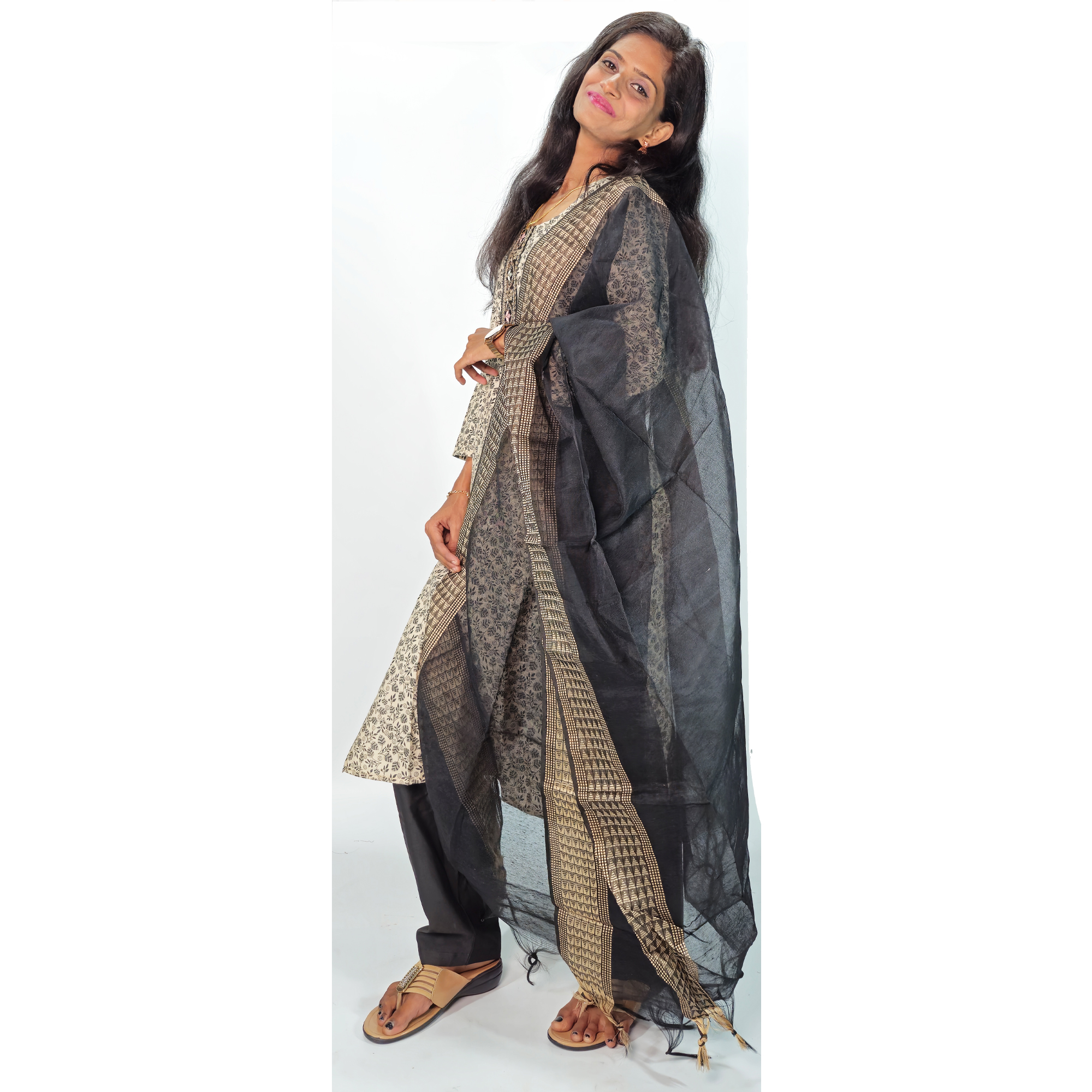 Kurti Set With Dupatta - Image 3