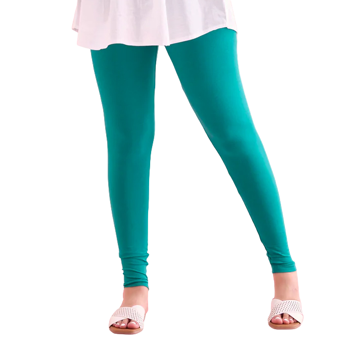 Ankle Fit Legging Ultra Soft Cotton 4 Way Stretchable Churidar Solid Regular and Plus 21 Colours